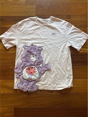 Y2K Care Bears Tee Plush Bear Design